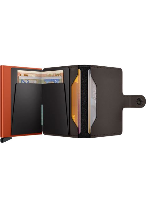 Mini wallet Matte trufle e orange SECRID | MM-MATTETRUFFLE ORANGE